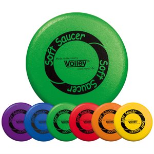 Volley® Frisbee covered with polyurethane, set of 6 