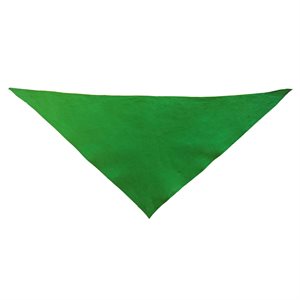 Foulard triangulaire en coton, vert
