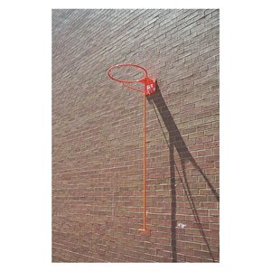 Removable basketball rim