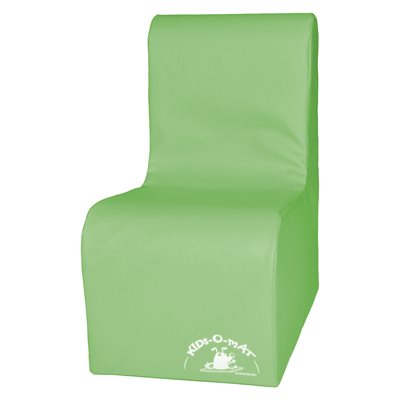 Sofa en mousse 1 place pour enfants, vert pâle