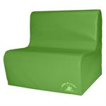 Sofa en mousse 2 places pour enfants, vert