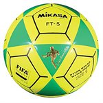 Ballon officiel de footvolley, #5, vert / jaune