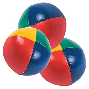 3 balles de jonglerie en vinyle