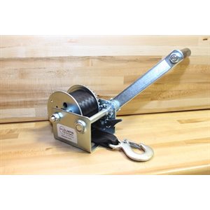 Volleyball winch with 2" strap