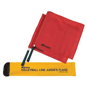Volleyball line judge flags