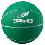 Ballon de mini-basket en caoutchouc, vert