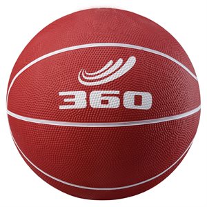 Ballon de mini-basket en caoutchouc, rouge