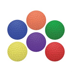 Balles texturées Easy Grip, ensemble de 6 - 8,9 cm (3½")