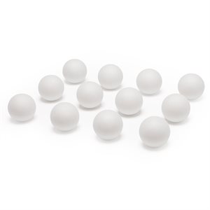 12 white lacrosse training balls