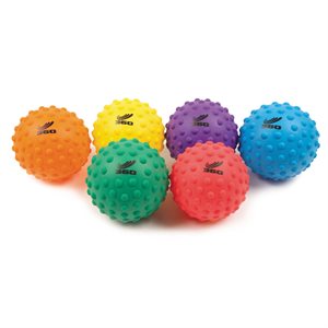 6 bumpy soft PVC ball, 8"