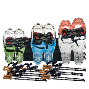 Snowshoes kit for elementary school