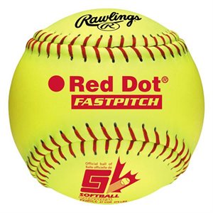 Balle de softball fastpitch Red dot