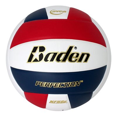 Ballon de volleyball, rouge / blanc / marine