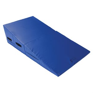 Foldable inclined mat