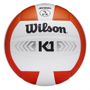 Ballon de volleyball Wilson K1, blanc / orange